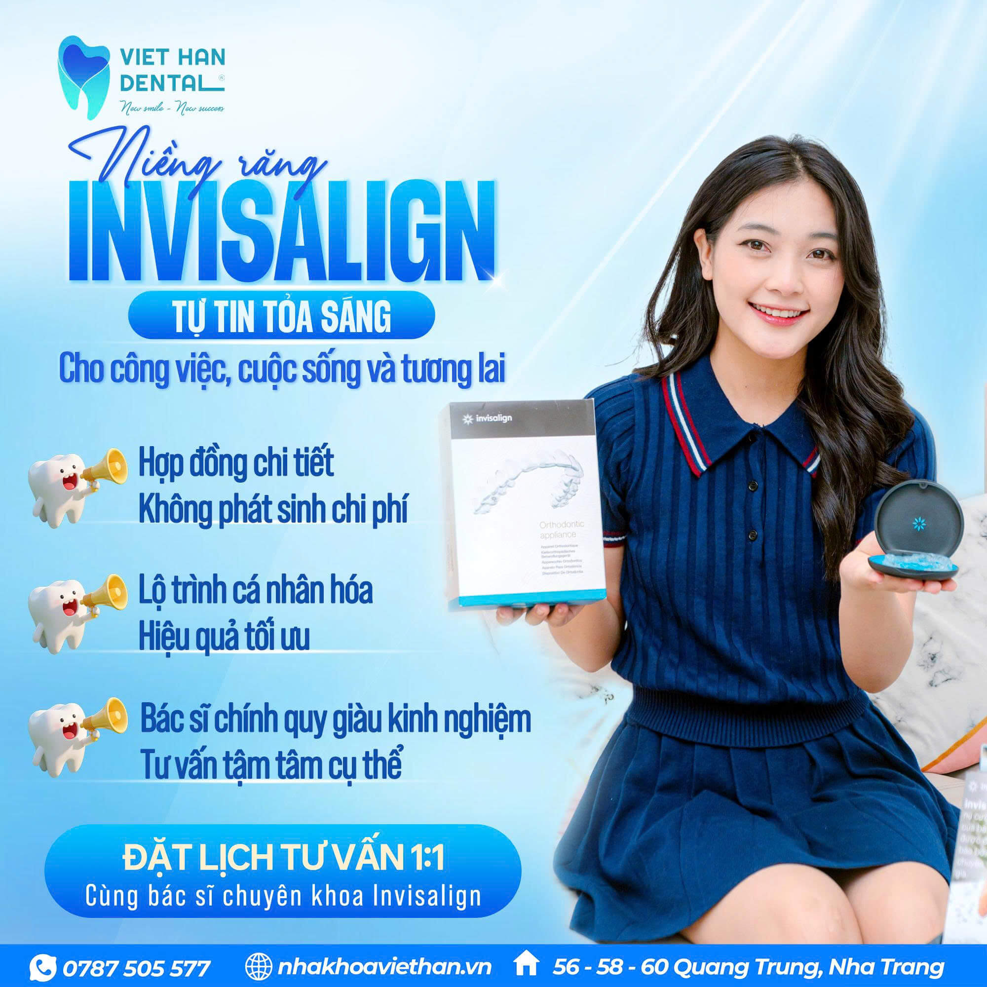 Ưu đãi niềng răng invisalign 